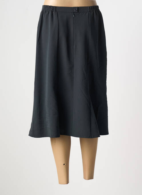 Jupe mi-longue coupe évasée noir GRIFFON femme