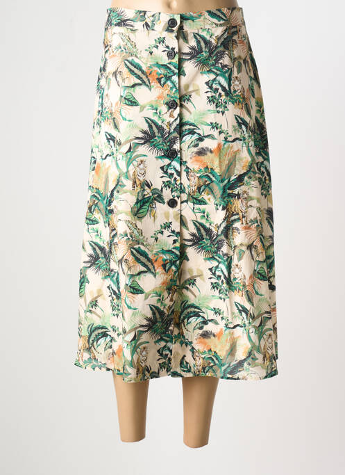 Jupe longue vert LA FEE MARABOUTEE pour femme