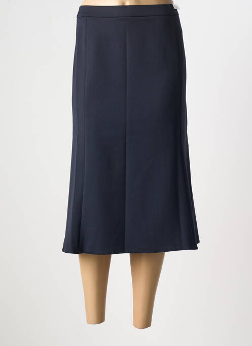 Jupe mi-longue bleu ANNE KELLY pour femme