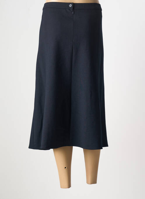 Jupe mi-longue bleu GEVANA femme