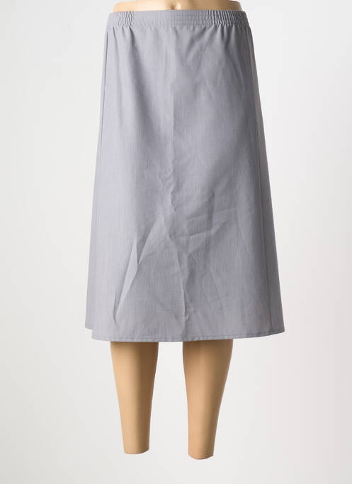 Jupe mi-longue gris GRIFFON pour femme