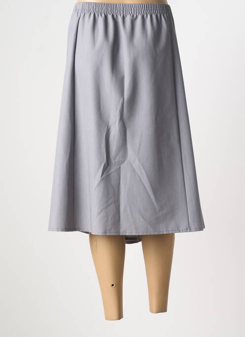 Jupe mi-longue gris GRIFFON femme