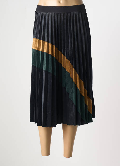 Jupe mi-longue noir SEE U SOON pour femme