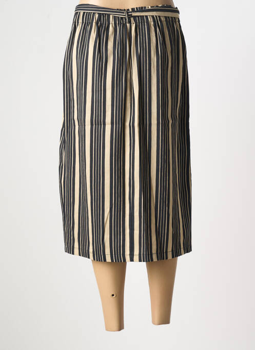 Jupe mi-longue noir SIGNE NATURE femme