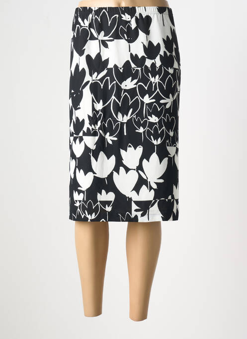 Jupe mi-longue noir TELMAIL pour femme