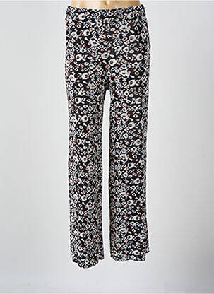 Pantalon droit taille élastique noir GARCIA femme