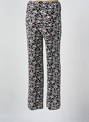 Pantalon droit taille élastique noir GARCIA femme