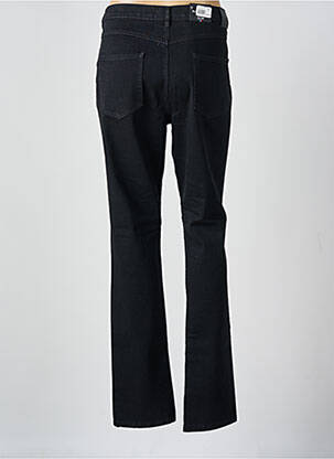 Pantalon droit fermeture zippée sous rabat boutonné noir CHRISTINE LAURE femme