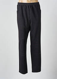 Pantalon droit taille élastique noir GRIFFON femme