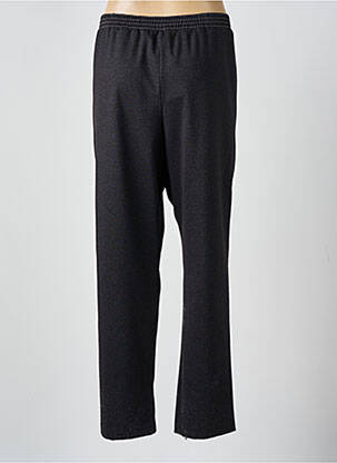 Pantalon droit taille élastique noir GRIFFON femme