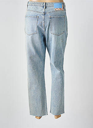 Jeans coupe droite taille normale taille normale bleu DESIGUAL femme