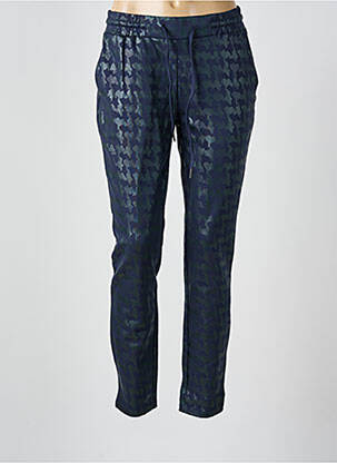 Pantalon slim taille élastique bleu GARCIA femme