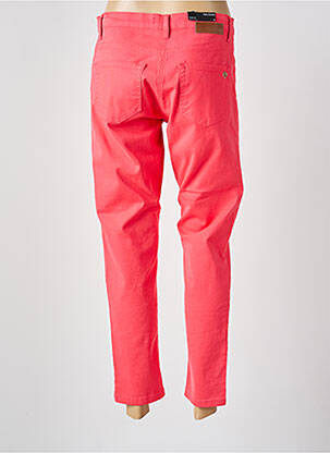 Pantalon 7/8 fermeture zippée sous rabat boutonné rose BETTY BARCLAY femme