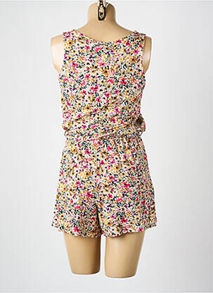 Combishort fermeture boutonnée sur le devant sans manche jaune GARCIA femme