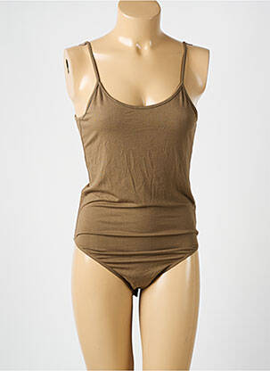 Body vert MAJESTIC FILATURES pour femme