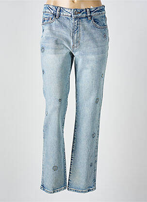 Jeans coupe slim bleu DESIGUAL pour femme