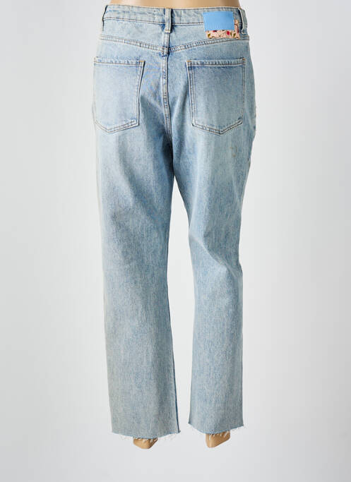 Jeans coupe droite taille normale taille normale bleu DESIGUAL femme
