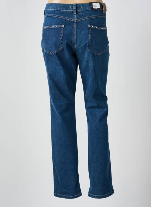 Jeans coupe slim bleu BRUNO SAINT HILAIRE pour femme