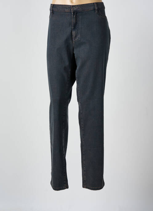 Jeans coupe slim gris BRUNO SAINT HILAIRE pour femme