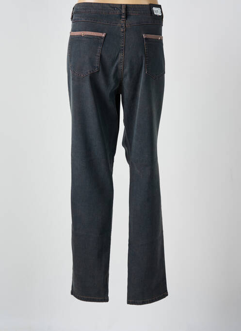 Jeans coupe slim gris BRUNO SAINT HILAIRE pour femme