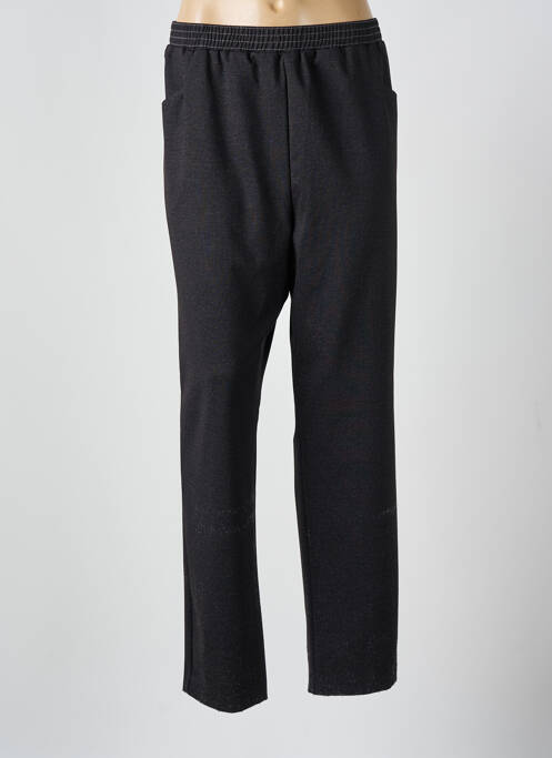 Pantalon droit noir GRIFFON pour femme