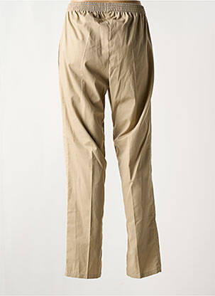 Jegging tissage popeline taille normale beige PIERRE D'ARLANC femme