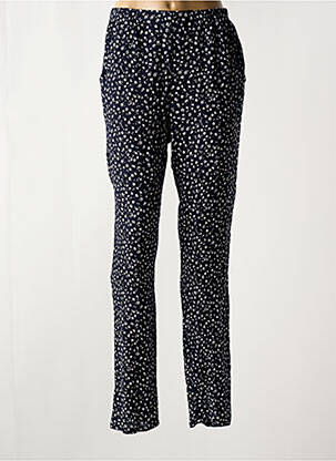 Pantalon slim taille haute taille haute bleu FRANCE RIVOIRE femme