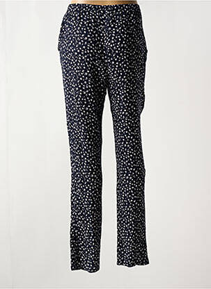 Pantalon slim taille haute taille haute bleu FRANCE RIVOIRE femme
