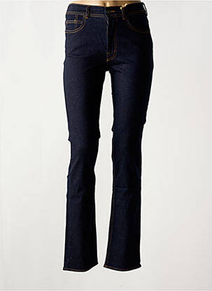 Jeans coupe slim tissage brut taille haute bleu CIMARRON femme