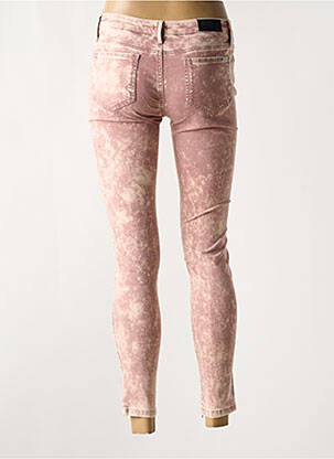 Jeans skinny stretch taille basse rose REIKO femme