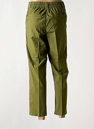 Pantalon 7/8 taille haute taille haute vert KANOPE femme