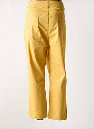 Jeans coupe slim stretch taille normale jaune GRIFFON femme