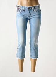 Jeans coupe slim taille basse taille basse bleu KAPORAL femme