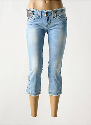 Jeans coupe slim taille basse taille basse bleu KAPORAL femme