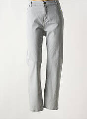 Jeans coupe droite gris ANNA MONTANA pour femme seconde vue