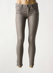 Jeans skinny marron REIKO pour femme seconde vue