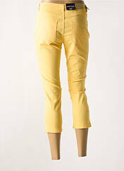 Pantacourt jaune BRUNO SAINT HILAIRE pour femme seconde vue