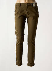 Pantalon chino vert REIKO pour femme seconde vue