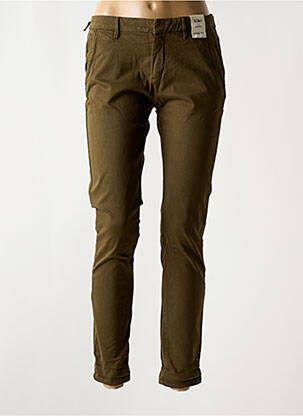 Pantalon chino vert REIKO pour femme