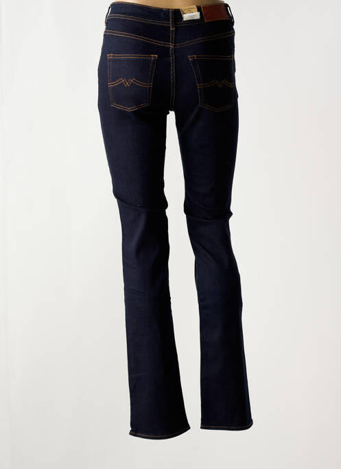 Jeans coupe slim tissage brut taille haute bleu CIMARRON femme