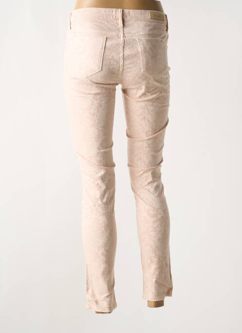 Jeans skinny taille basse taille basse rose REIKO femme