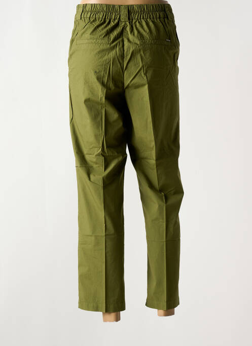 Pantalon 7/8 taille haute taille haute vert KANOPE femme