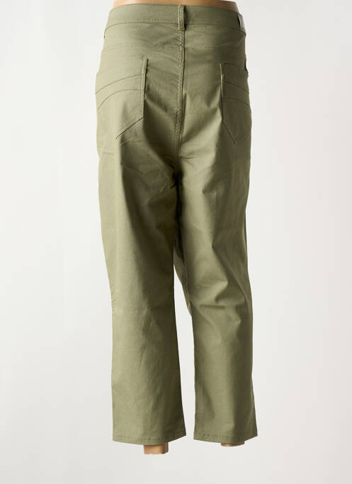 Jeans coupe slim stretch taille normale vert GRIFFON femme