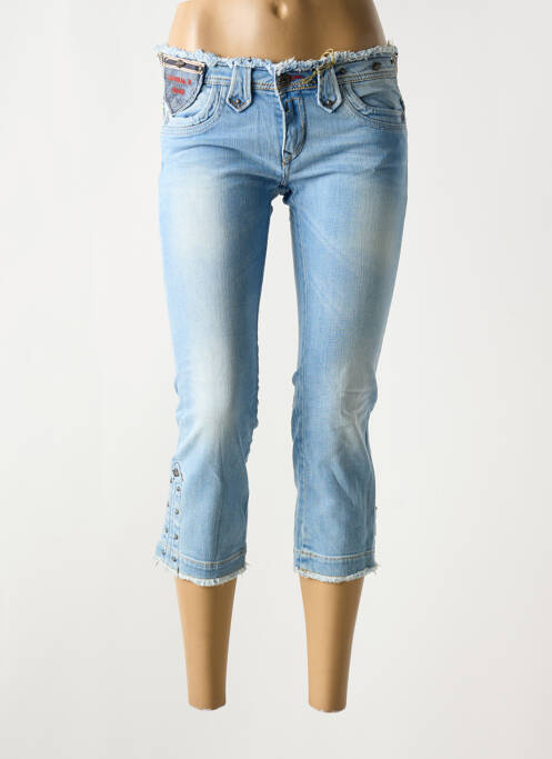 Jeans coupe slim stretch taille basse bleu KAPORAL femme