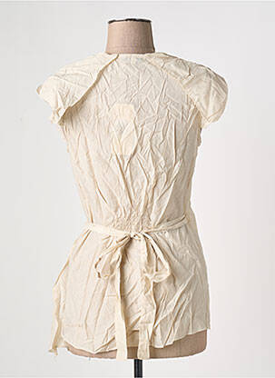 Top manches courtes manches courtes beige ARELINE femme