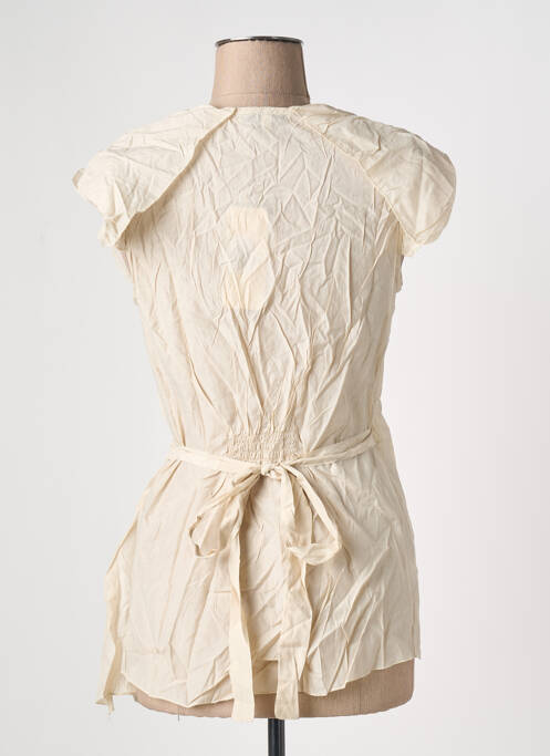 Top manches courtes manches courtes beige ARELINE femme