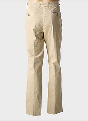 Pantalon droit beige TERRITOIRE D'HOMME homme