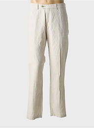 Pantalon droit beige TERRITOIRE PARALLELE homme