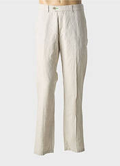 Pantalon droit beige TERRITOIRE PARALLELE pour homme seconde vue
