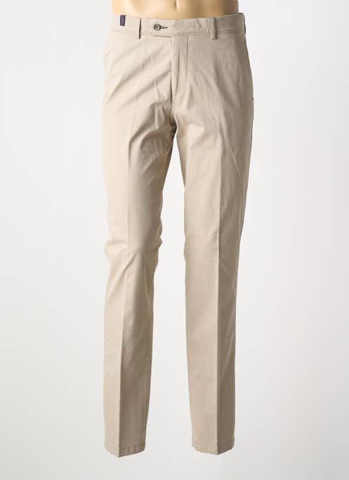 Pantalon slim beige TERRITOIRE D'HOMME homme